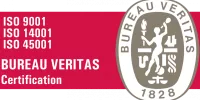 ISO 9001 / 14001 / 45001 certificering Bureau Veritas